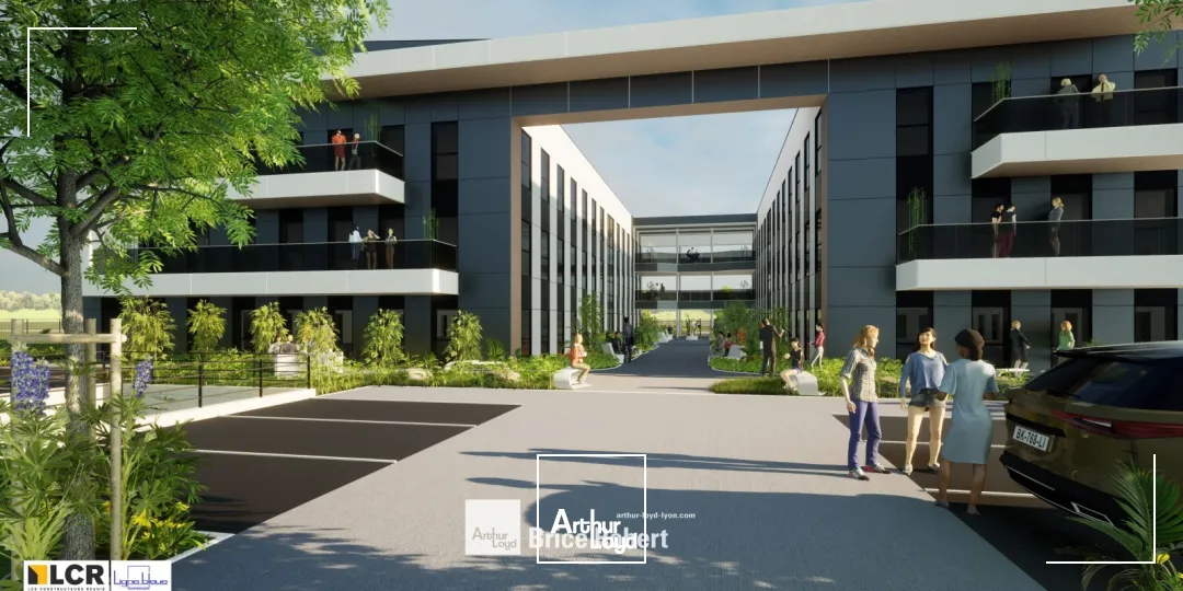 A vendre - LE PATIO - Bureaux neufs dans - Genas