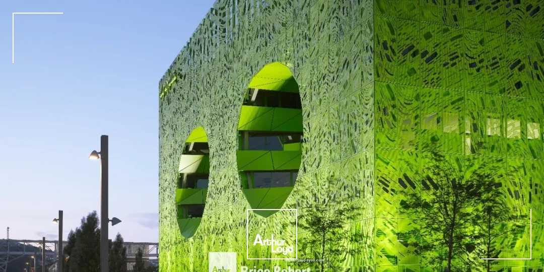 A louer - LE CUBE VERT - Bureaux aménagés - Lyon 2ème Confluence 