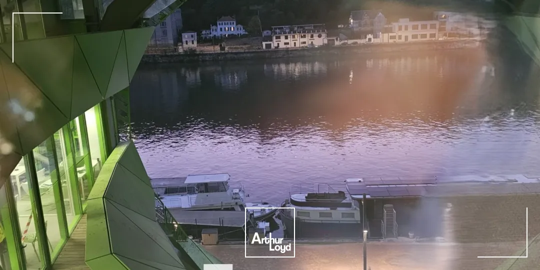 A louer - LE CUBE VERT - Bureaux aménagés - Lyon 2ème Confluence 