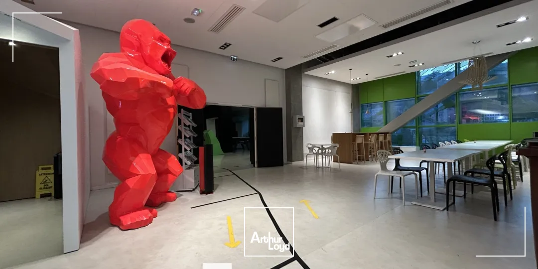 A louer - LE CUBE VERT - Bureaux aménagés - Lyon 2ème Confluence 