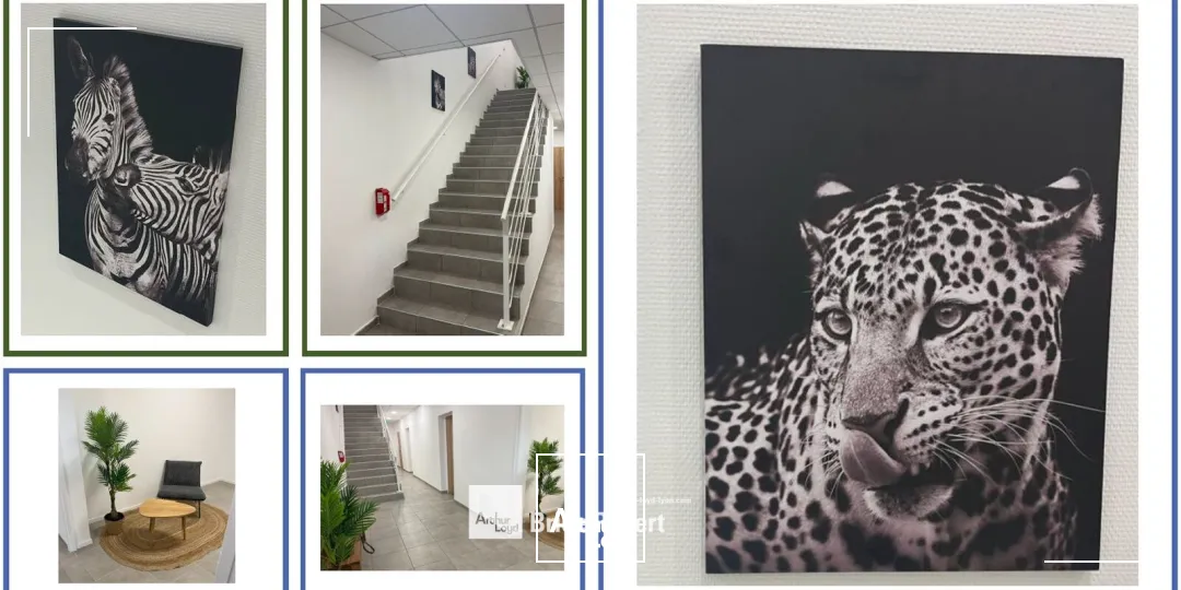 A vendre - Bureaux climatisés dans immeuble sur terrain clos - Saint Priest