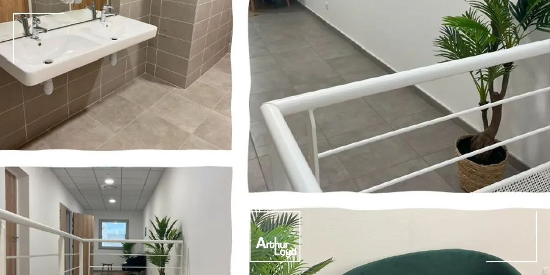 A vendre - Bureaux climatisés dans immeuble sur terrain clos - Saint Priest