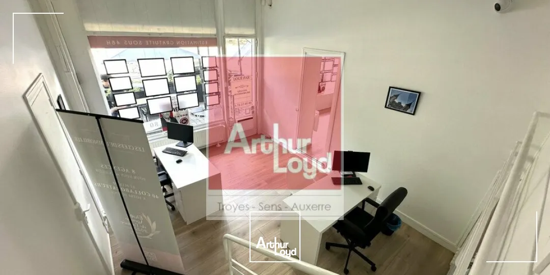 A louer Local commercial 74m² avec vitrine à Troyes