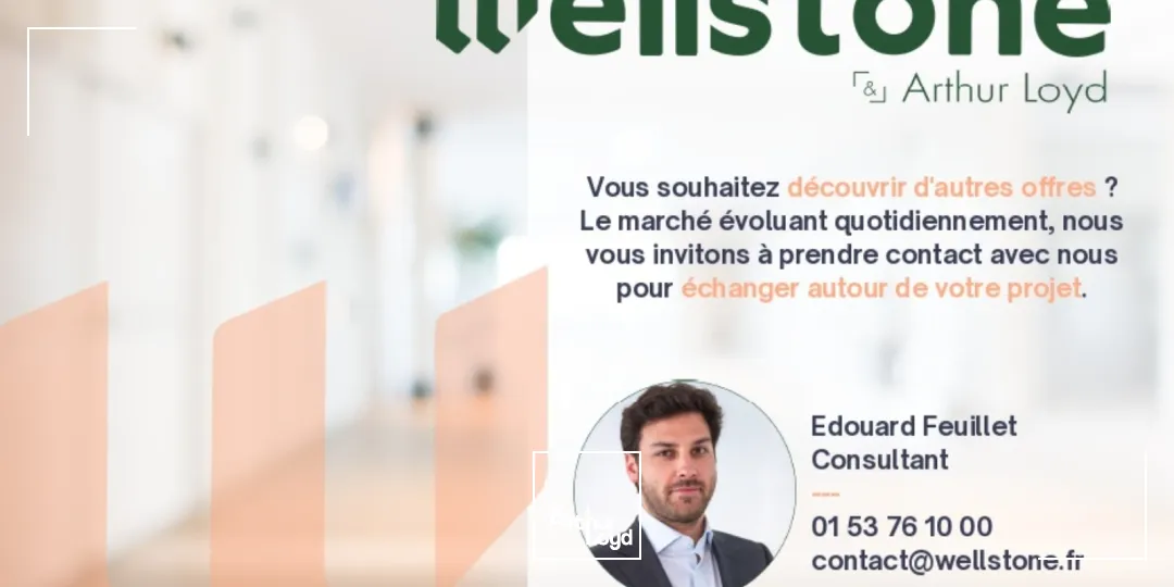 Bureaux à louer à PARIS 75018