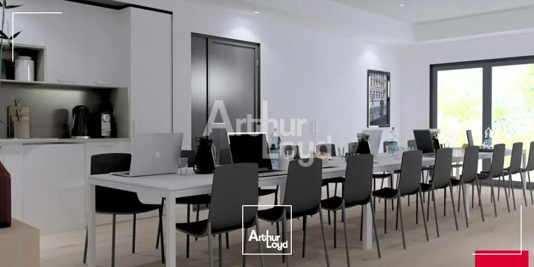 Angers proche gare bureaux de 57,50 m² à louer, meublés avec belles prestations 