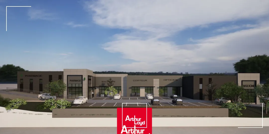 À VENDRE : 3 Lots commerciaux de 229 m² et 235 m² et 2 Locaux d'activités de 205 m² et 207 m², au coeur d'un village d'entreprises NEUF livré T1 2027 dont une pharmacie prévue...
