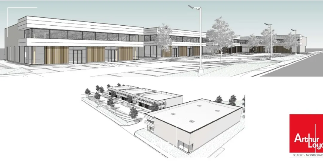 Cellules commerciales brutes à Offemont