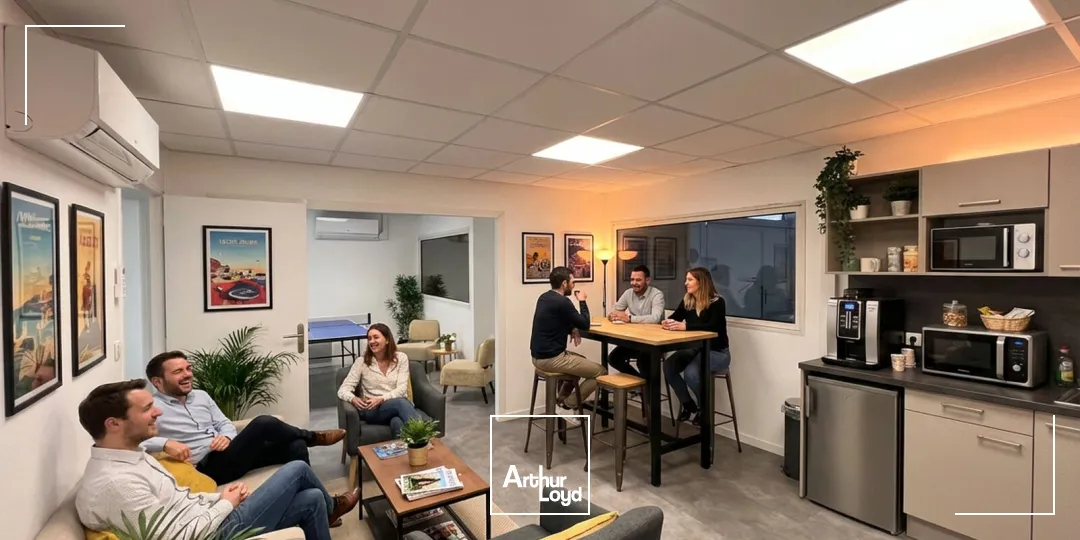 Local d'activités rénové de 1 519m2 à Saint Jean de Braye dans la ZAC Archimède, à louer