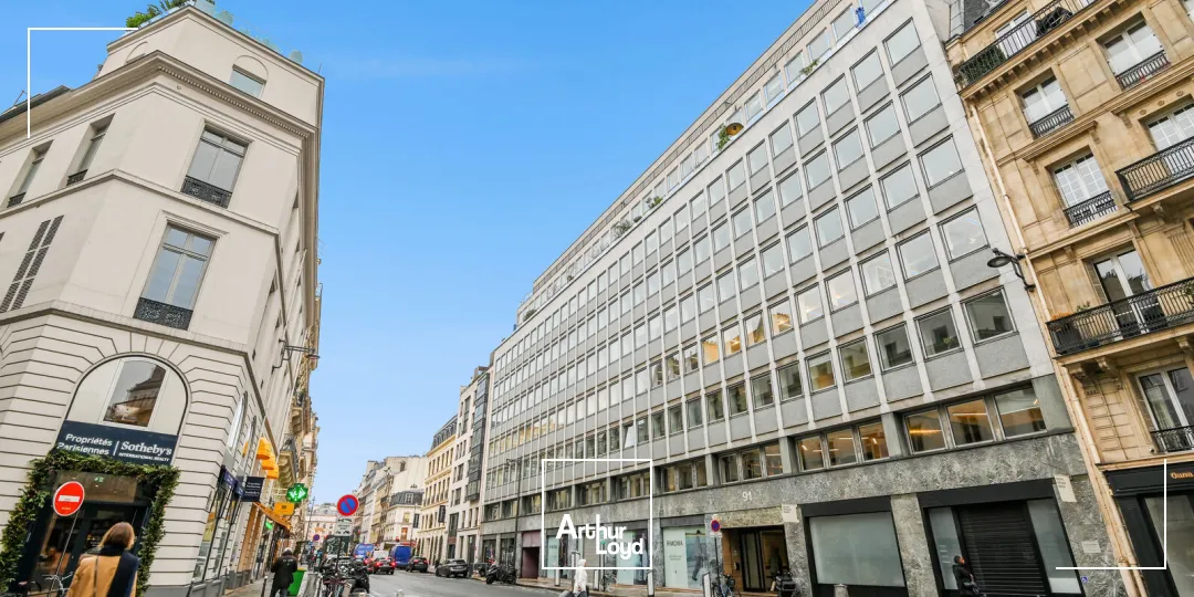 Bureaux à vendre Paris 8 é étage élevé avec vues exceptionnelles - QCA