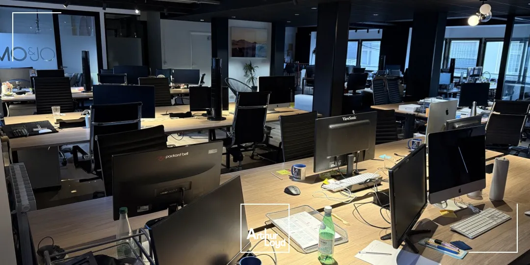 Bureaux à louer Lille Centre - Vue Quai de Wault - Plateaux de 200 à 300 m² haut standing et modulables