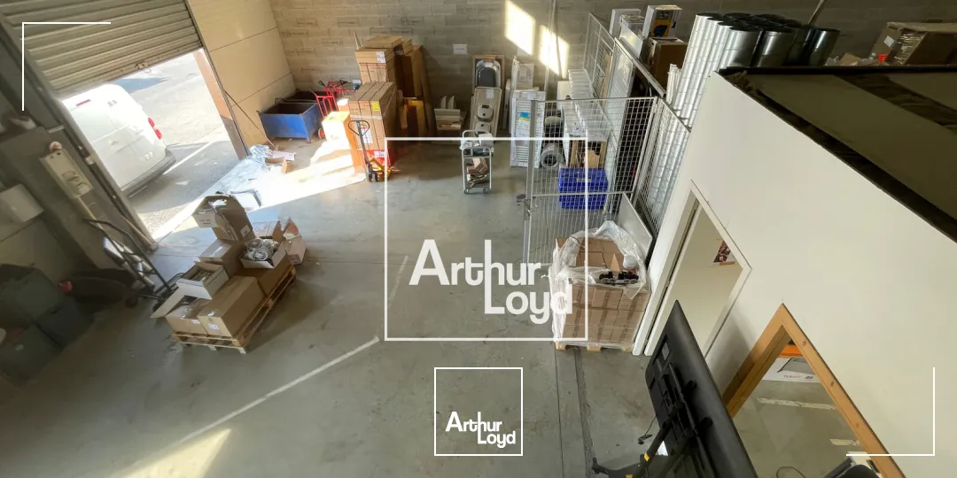 Local d'activité de 239 m² à louer - Vendres - Site professionnel dynamique, accès immédiat A9 et Ouest de Béziers