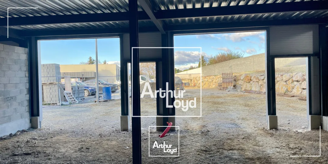 Locaux d'activité neufs à louer - Béziers Mercorent - Surfaces modulables 175 à 325 m² avec accès A75/A9