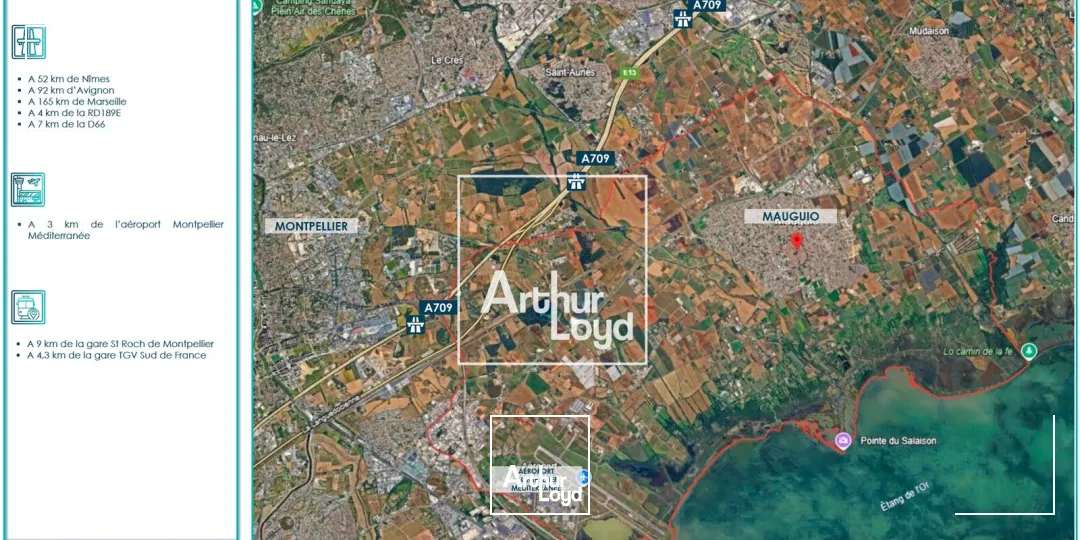 Locaux d'activité en BEFA/VEFA à Montpellier - ZAC Aéroport, accès VL et PL, bureaux RE2020