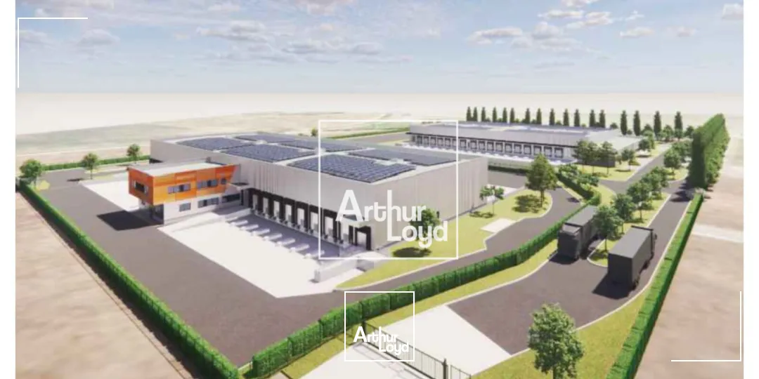 Locaux d'activité en BEFA/VEFA à Montpellier - ZAC Aéroport, accès VL et PL, bureaux RE2020
