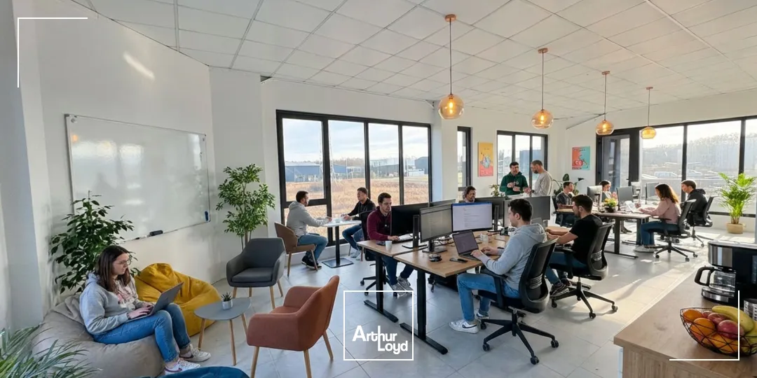 Immeuble neuf de bureaux à louer : 1&nbsp;090 m² divisibles dès 165 m² - Saran (Motte Pétrée), Loiret (45)