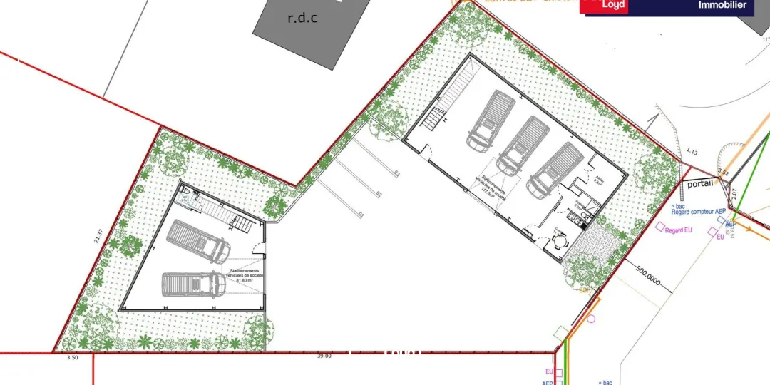 Location Local mixte neuf de 162 m² sur départementale 538 LAMANON