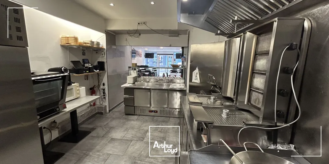 Local commercial 132 m² à louer à Lille - Idéal restauration avec vitrine et fort flux piéton