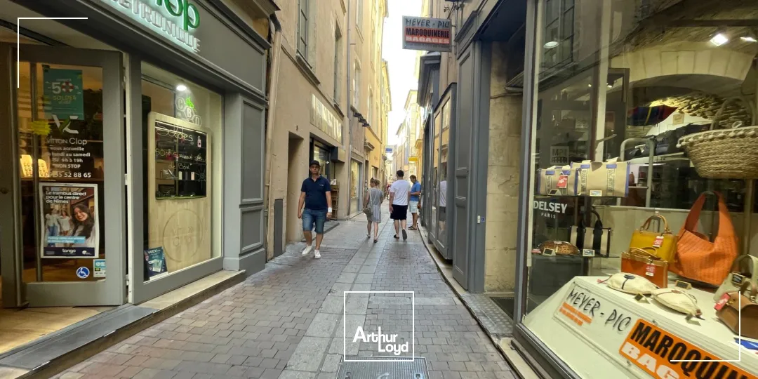 Local Commercial Nîmes Centre, à céder, emplacement N°1 pour votre enseigne