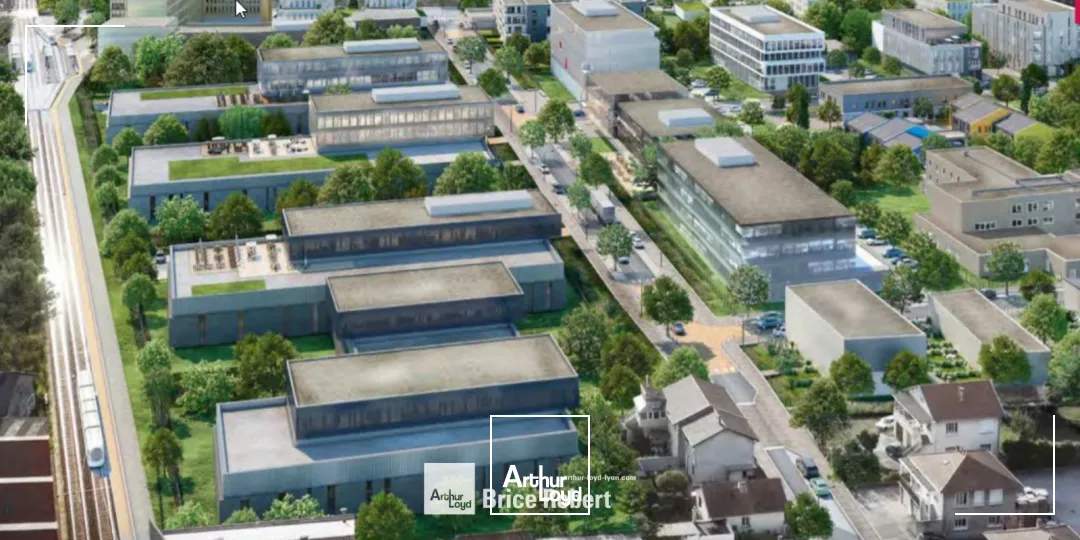 Locaux d'activités neufs à louer ou à vendre sur Décines Charpieu