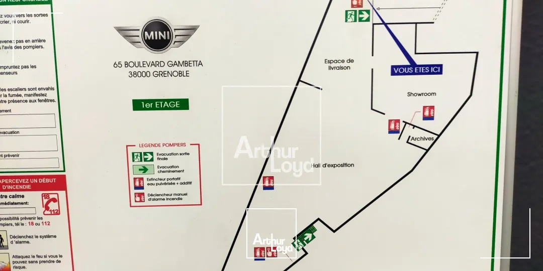 Locaux commerciaux - Location - GRENOBLE - 38000 - 1950-1950 - 7588084