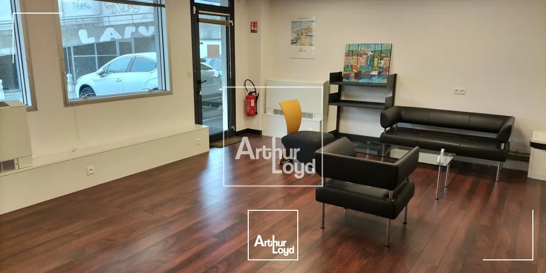 A LOUER BUREAUX 2 LOTS de 50M² en RDC SECTEUR EUROPOLE GARE GRENOBLE