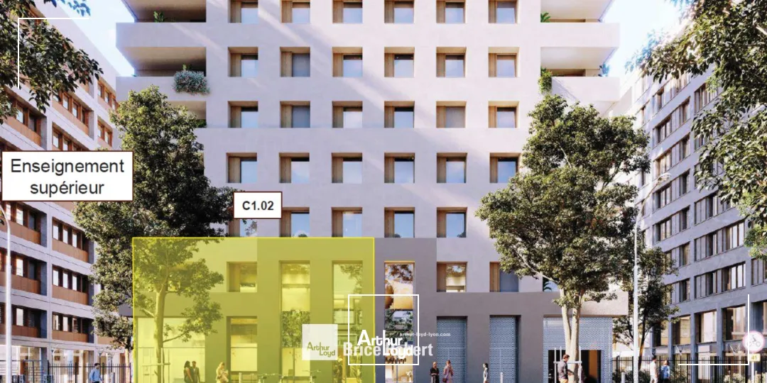 A louer - HOST CONFLUENCE - Locaux Commerciaux neufs - Lyon 2ème