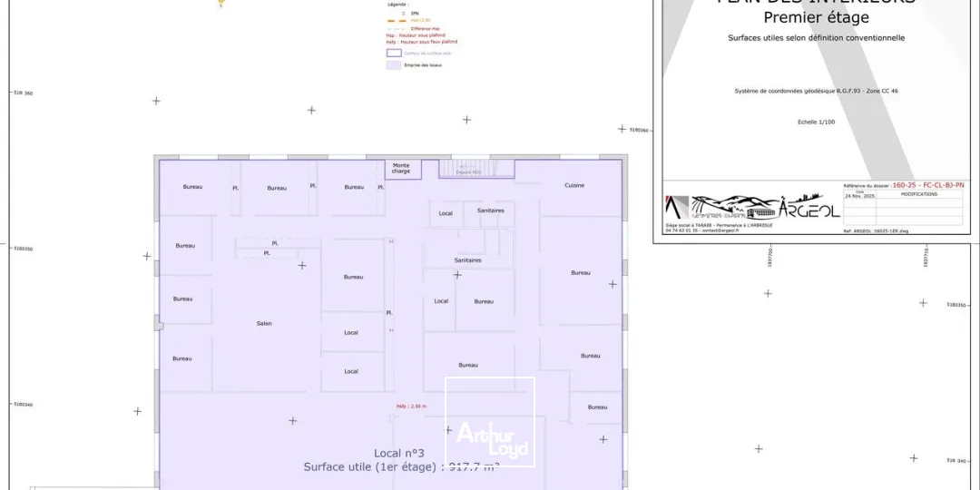 A louer - Bureaux avec entrepôt - Limonest