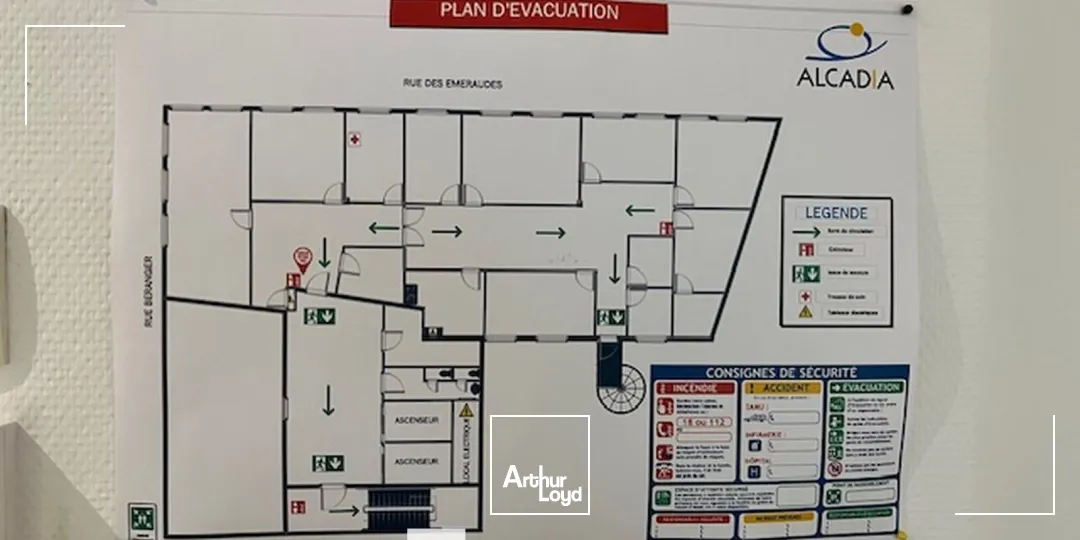 A louer - Bureaux lumineux - Lyon 6ème 