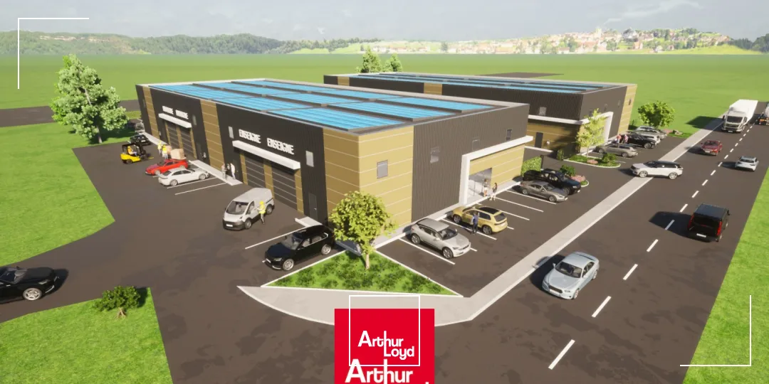 Locaux d'activité à vendre à Villefranche sur Saône à partir de 164 m2, visibilité autoroute selon les lots.