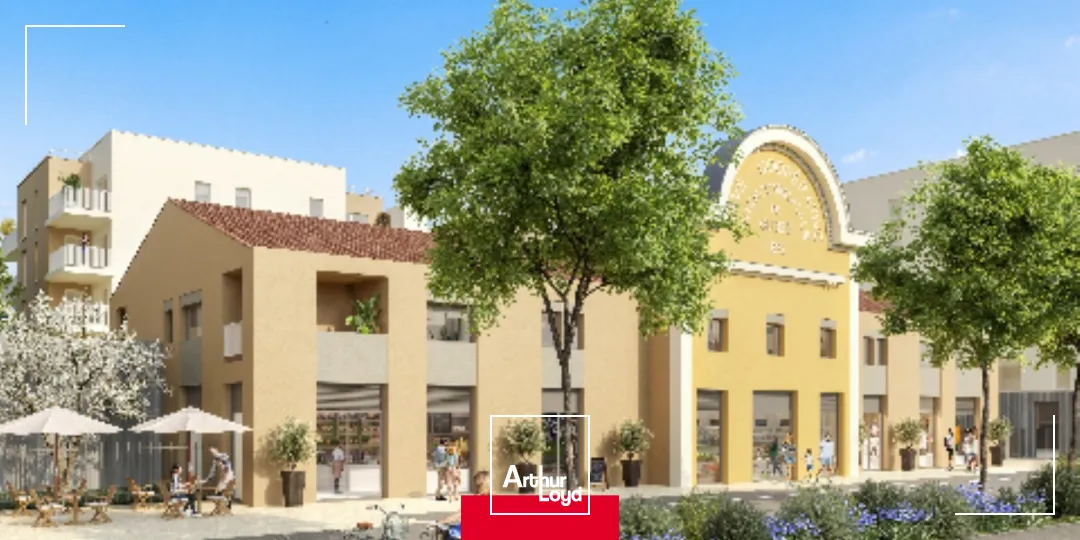 Commerces disponibles à la location ou à la vente à Gleizé (69400), donnant sur la route de Tarare.