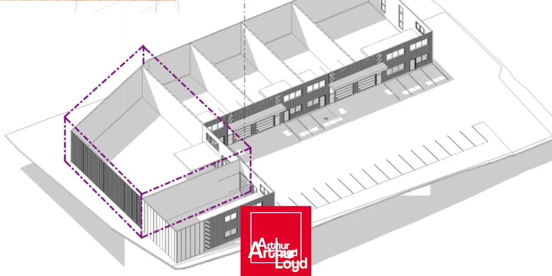 Local d'activité neuf, à vendre sur la commune de Frans, au sein d'un parc d'activité dynamique.