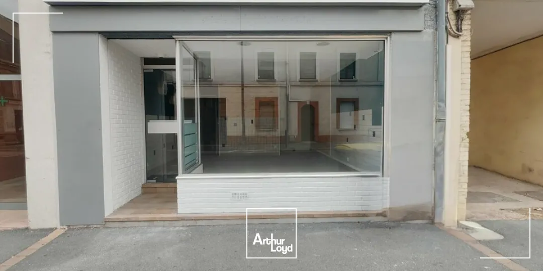 A Louer - Local commercial d'environ 30m2 avec vitrine secteur Jean Jaurès