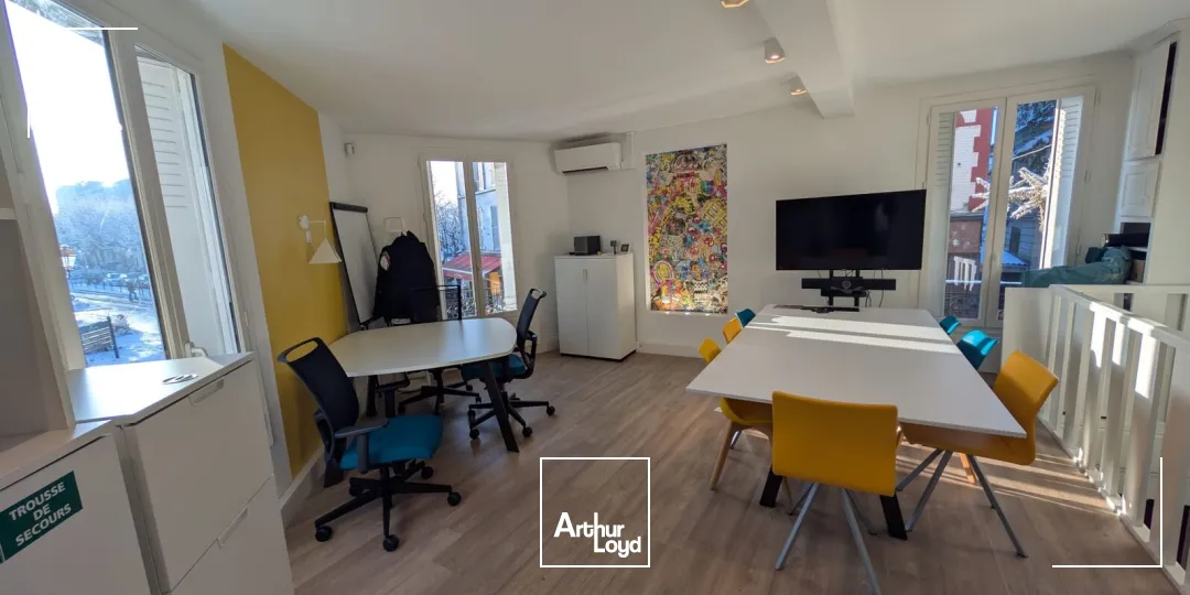 BUREAUX A LOUER MEUBLÉS - TRIPLEX - ENGHIEN-LES-BAINS (95)