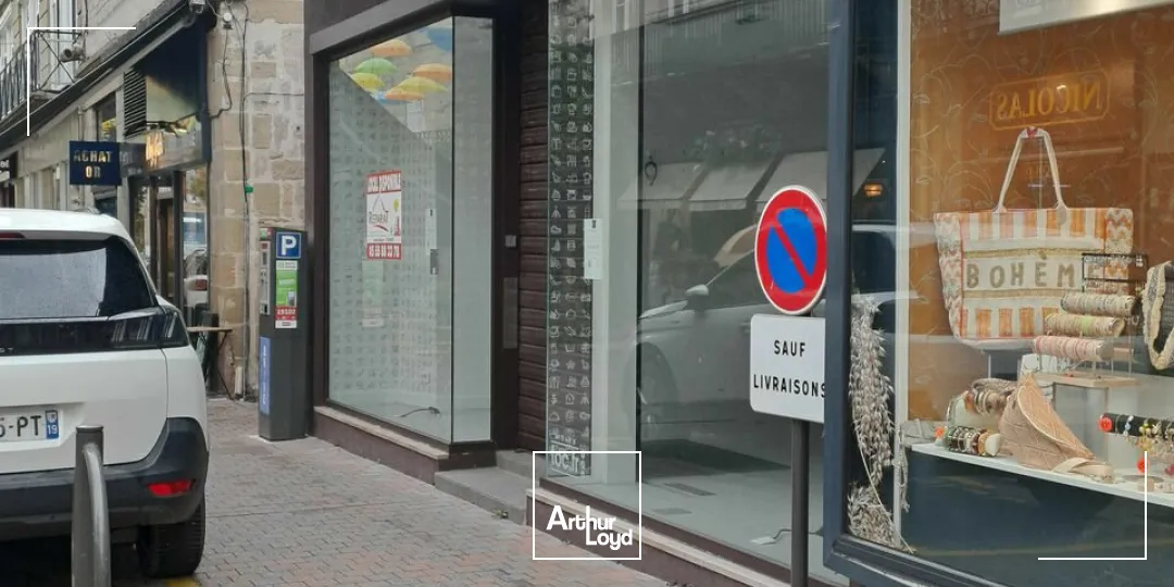 Local commercial 164 m² à louer  Rue commerçante du centre-ville de Brive