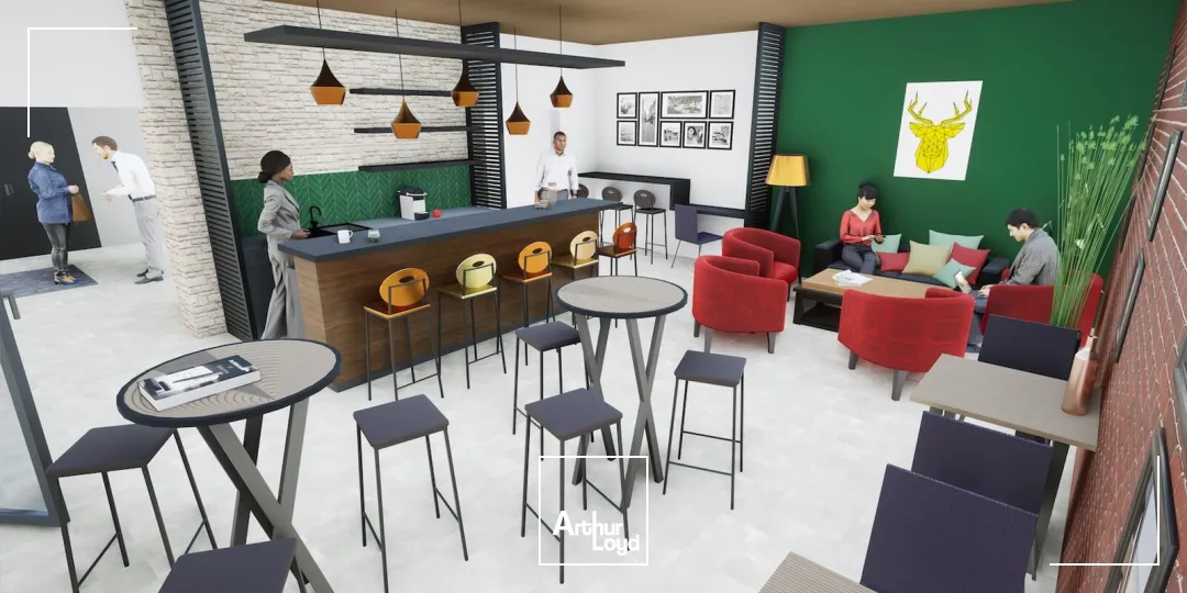 A Vendre ou à louer : plateaux de bureaux divisibles, quartier du Technopôle à Saint-Etienne