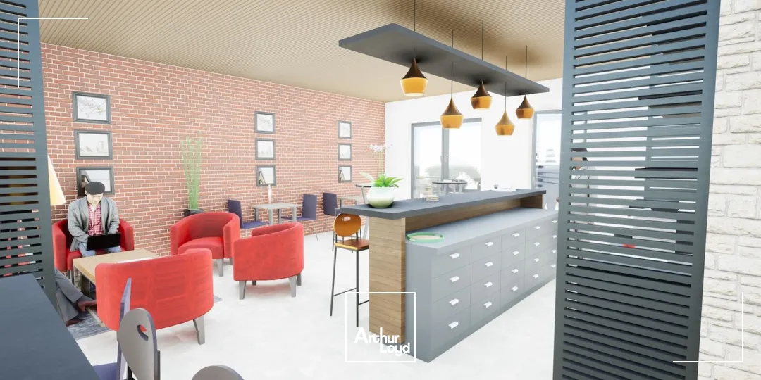 A Vendre ou à louer : plateaux de bureaux divisibles, quartier du Technopôle à Saint-Etienne