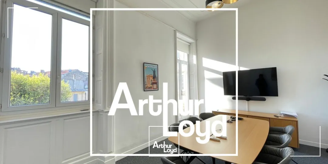 BUREAUX A LOUER 276 M²- MONTPELLIER JEU DE PAUME - PROXIMITE IMMEDIATE TRAMWAY 