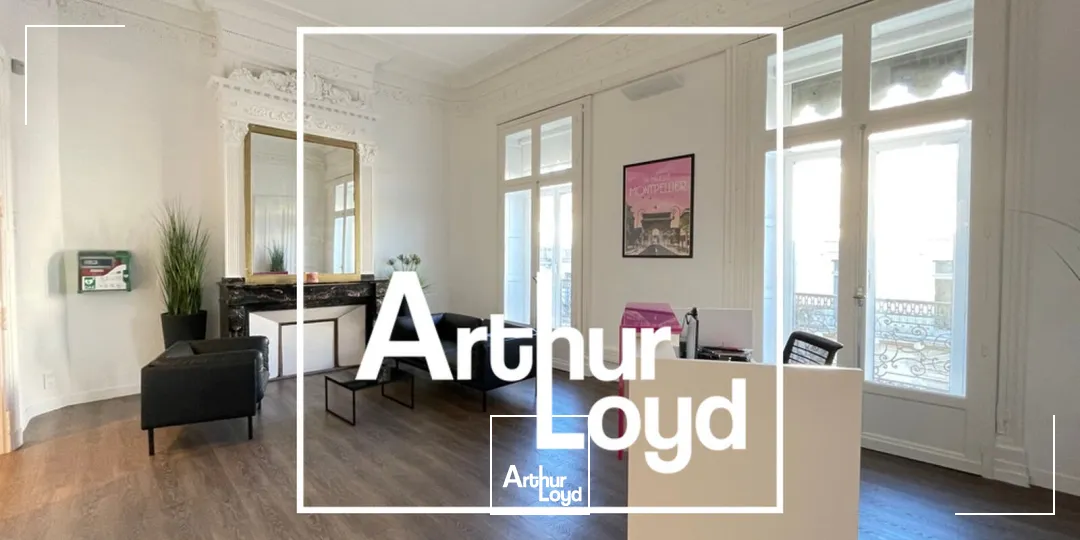 BUREAUX A LOUER 276 M²- MONTPELLIER JEU DE PAUME - PROXIMITE IMMEDIATE TRAMWAY 
