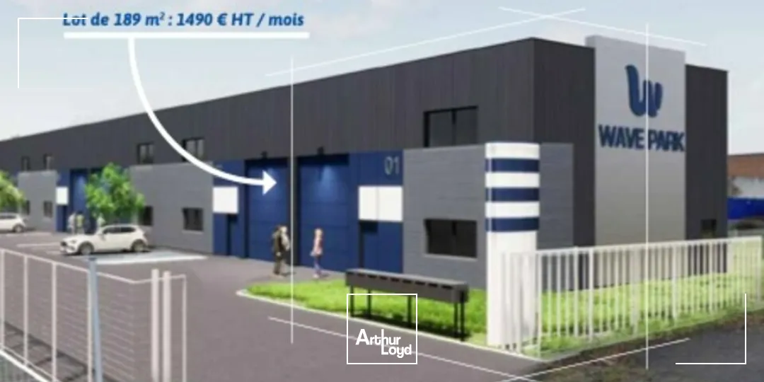 LOCAL D'ACTIVITE - ENTREPOT à LOUER de 189 m²