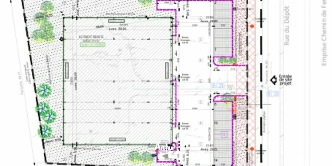 LOCAL D'ACTIVITE - ENTREPOT à LOUER de 784 m²