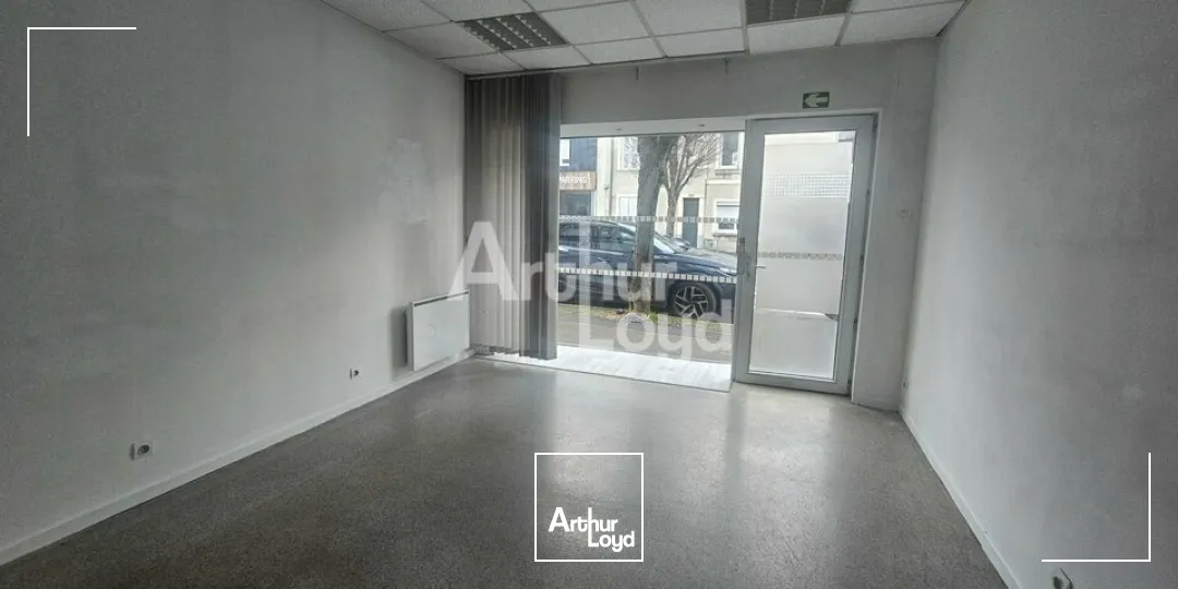 ANGERS PROCHE CENTRE VILLE LOCAL COMMERCIAL DE 38 M² A LOUER