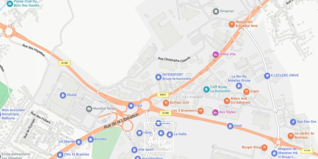 Local Commercial à Louer - Emplacement Premium avec Forte Visibilité - Porte Nord Bruay-la-BuissièreDisponible à la vente 