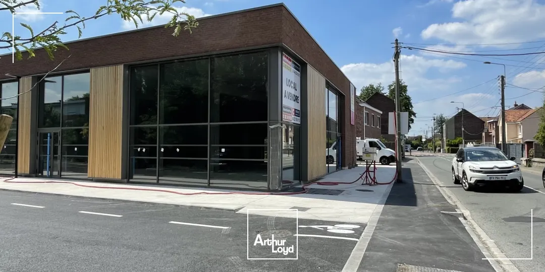 À louer : Local commercial neuf 396 m² - Quartier résidentiel à Villeneuve d'AscqDisponible à la vente 