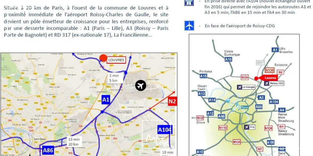 Locaux d'activité & Entrepôts - Location - LOUVRES - 95380 - 405-3711 - 7613520