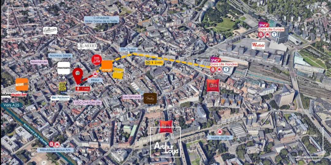 Bureaux - Location - LILLE - 59000 - 2983.5-2983.5 - 7615349