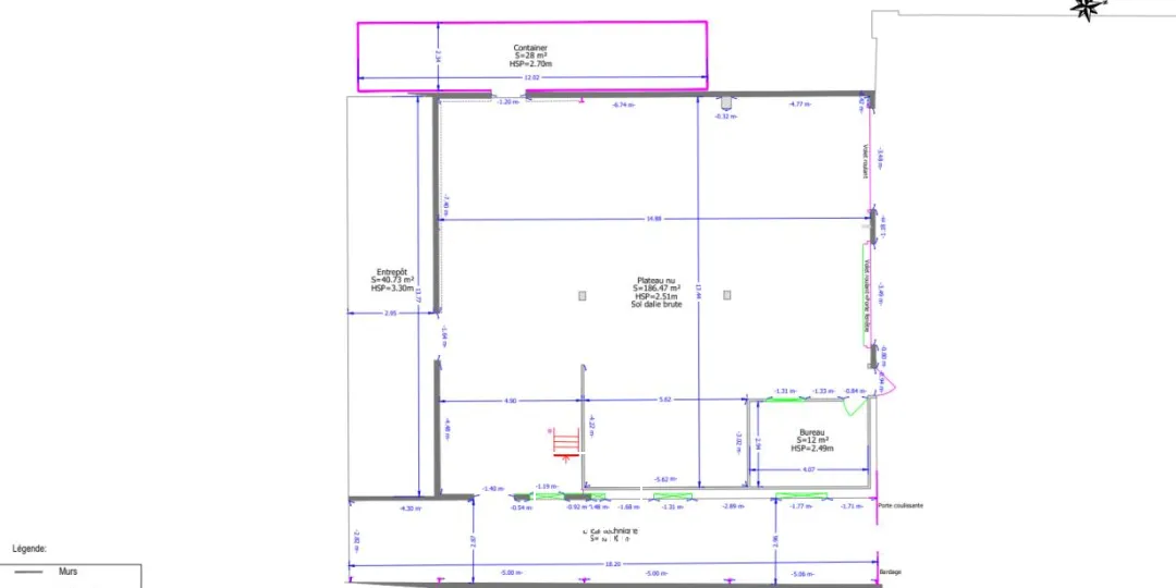 Locaux d'activité & Entrepôts - Location - Baie Mahault - 97122 - 500-500 - 7653456