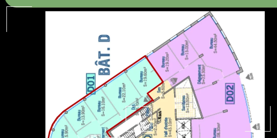 Bureaux - Location - LYON - 69009 - 164-1955.4 - 7677066