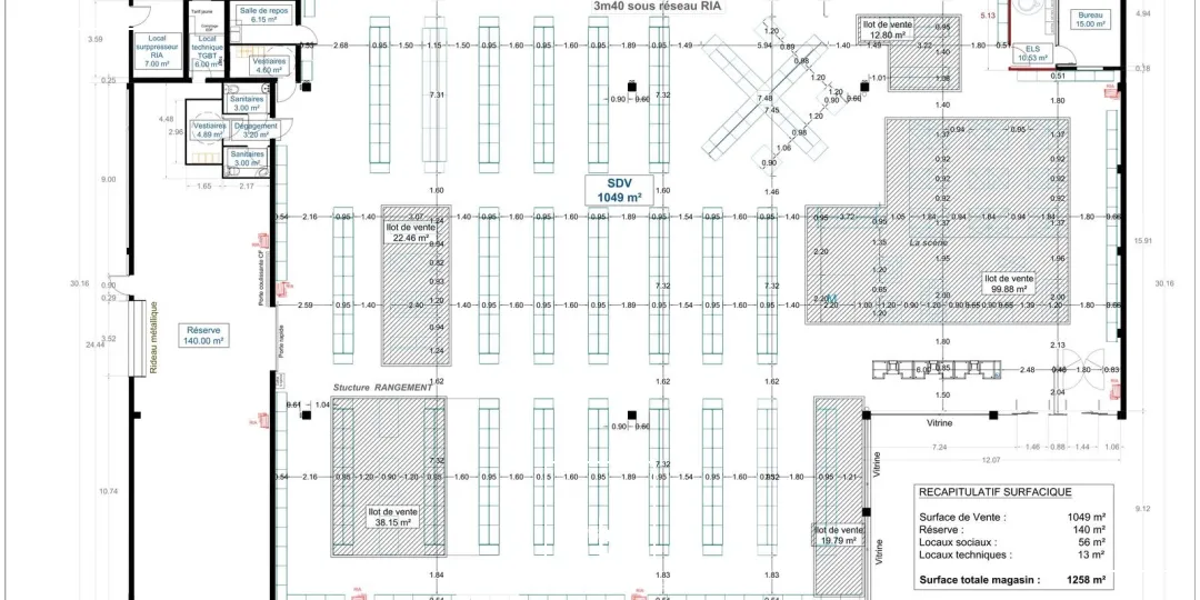 Locaux commerciaux - Location - VAULX EN VELIN - 69120 - 1300-1300 - 7687097
