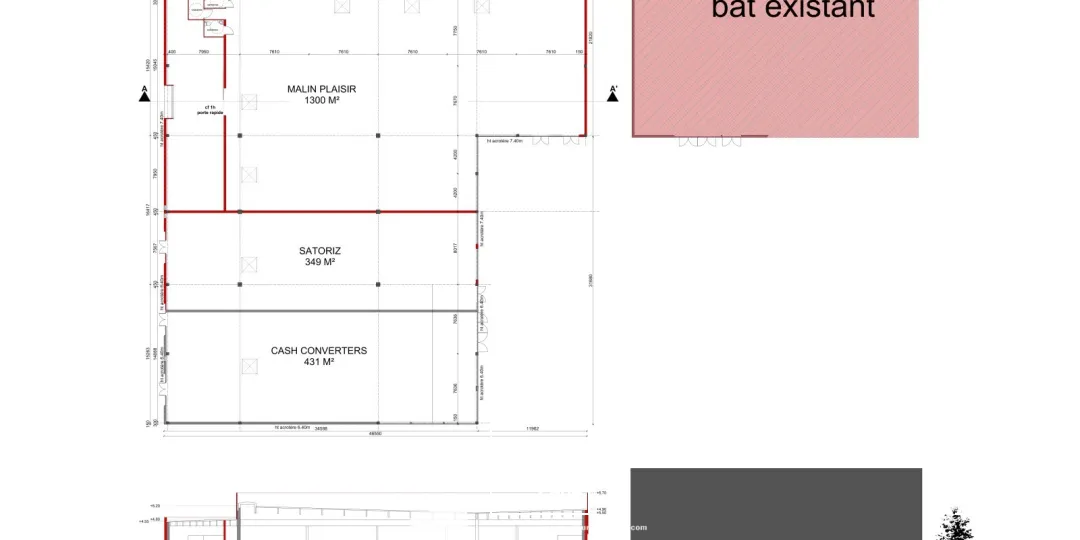 Locaux commerciaux - Location - VAULX EN VELIN - 69120 - 1300-1300 - 7687094