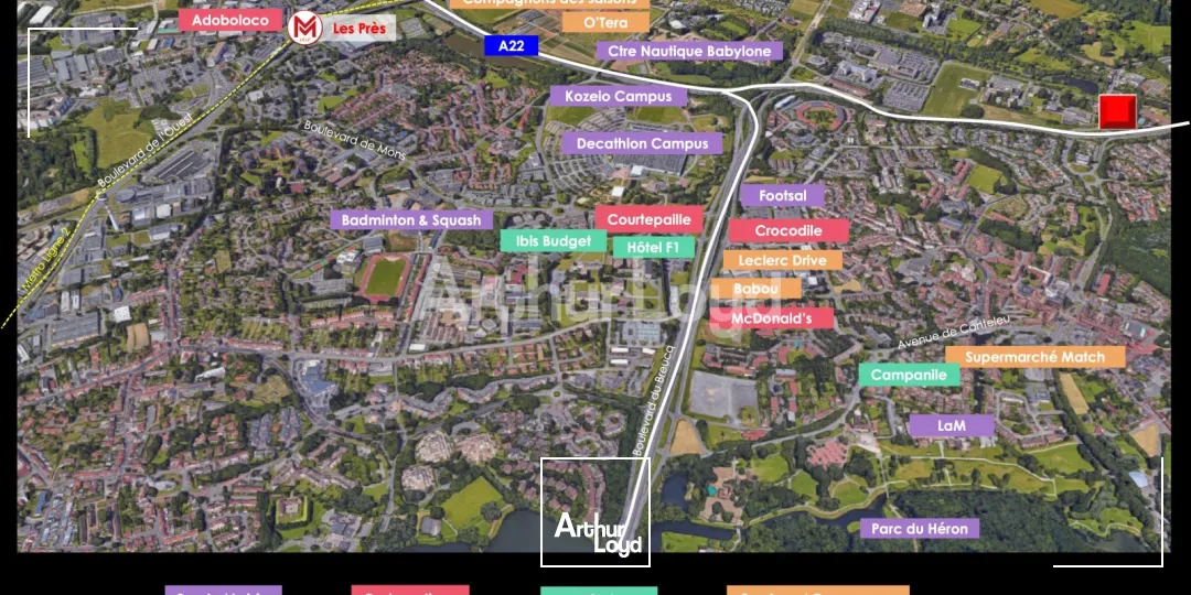 Bureaux - Location - VILLENEUVE D'ASCQ - 59650 - 110-312 - 7718727